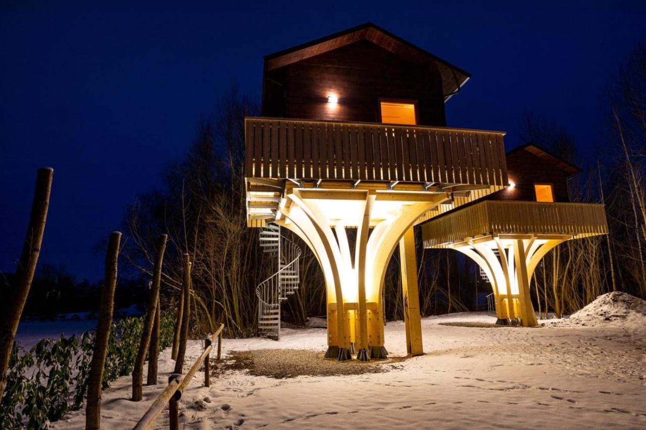 Baumhaus Im Herzen Vom Unterallgaeu Erkheim Bagian luar foto