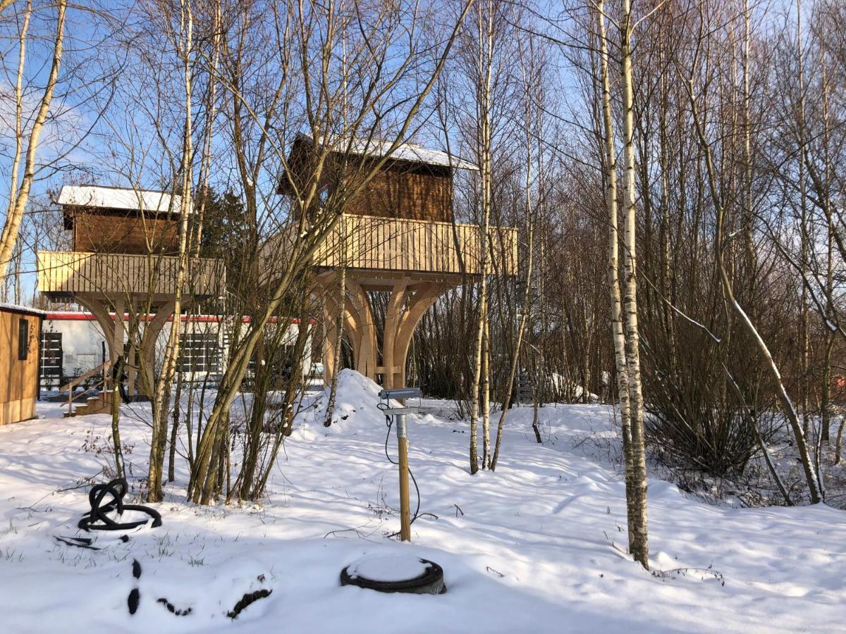 Baumhaus Im Herzen Vom Unterallgaeu Erkheim Bagian luar foto